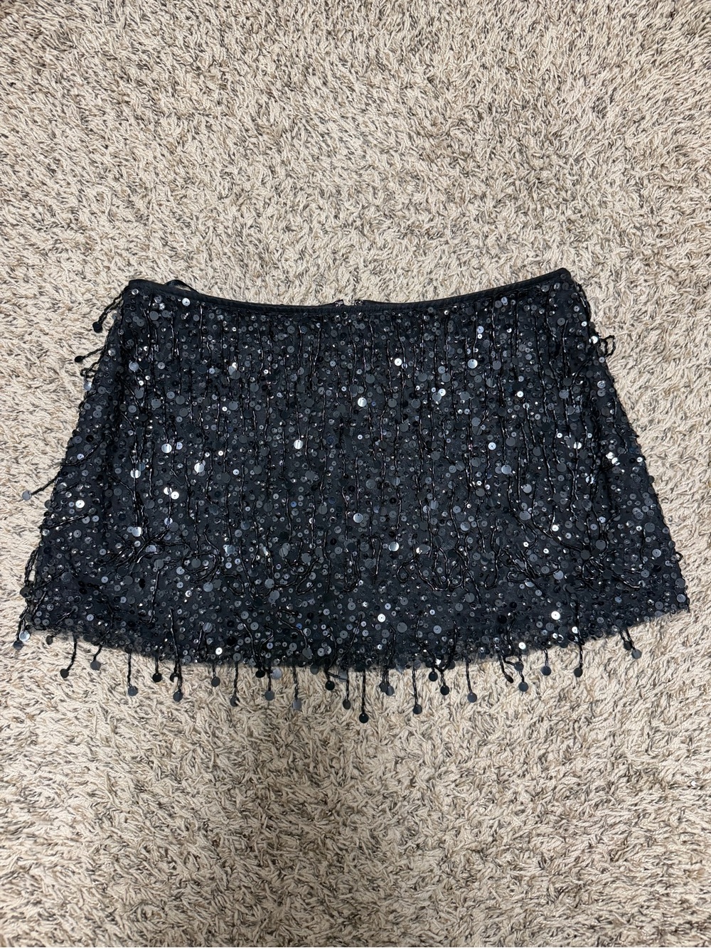 Asta Resort Yasmin Hand Beaded Mini Skirt